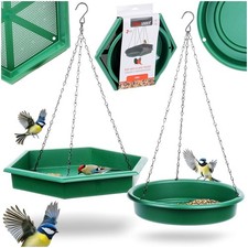 Bird feeder, bird feeding station with drinking bowl, 2 pieces.