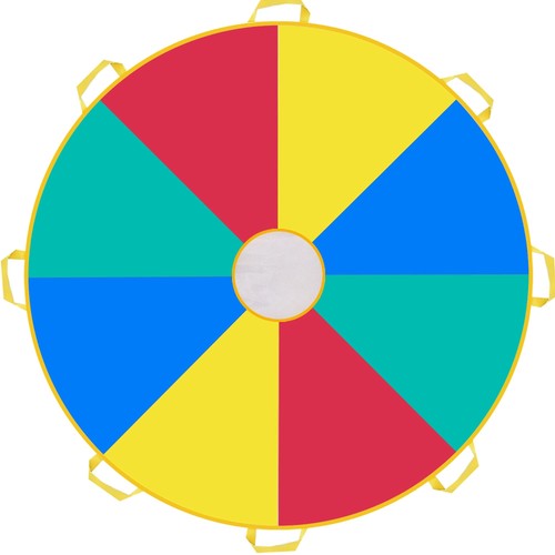 Parachute for with 8 Handles Multi-Purpose Waterproof 6ft Play Parachute Game... - Picture 1 of 6