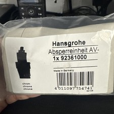 Hansgrohe Shut-off AV-P DN9 (Attenuated) 9236...