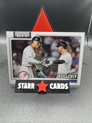 2026 Topps Muscle Men #479 Canvas Aaron Judge/Cody Bellinger Yankees 15/50