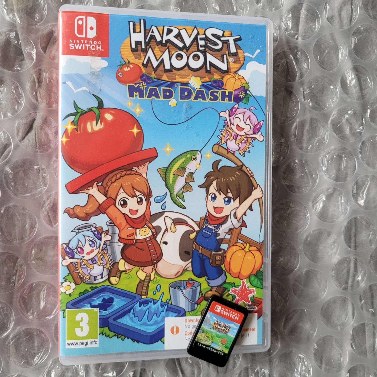 Harvest Moon Mad Dash Nintendo Switch Game Cartridge Version