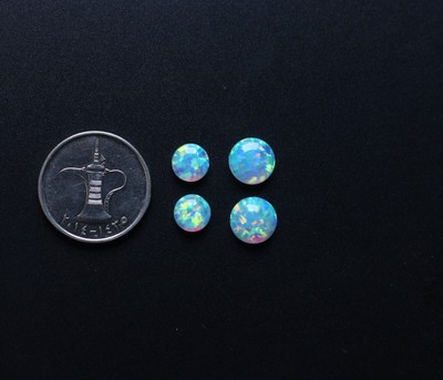 Opal Edelstein Aurora Regenbogen Opal Doublet glatt poliert lose Cabochon...