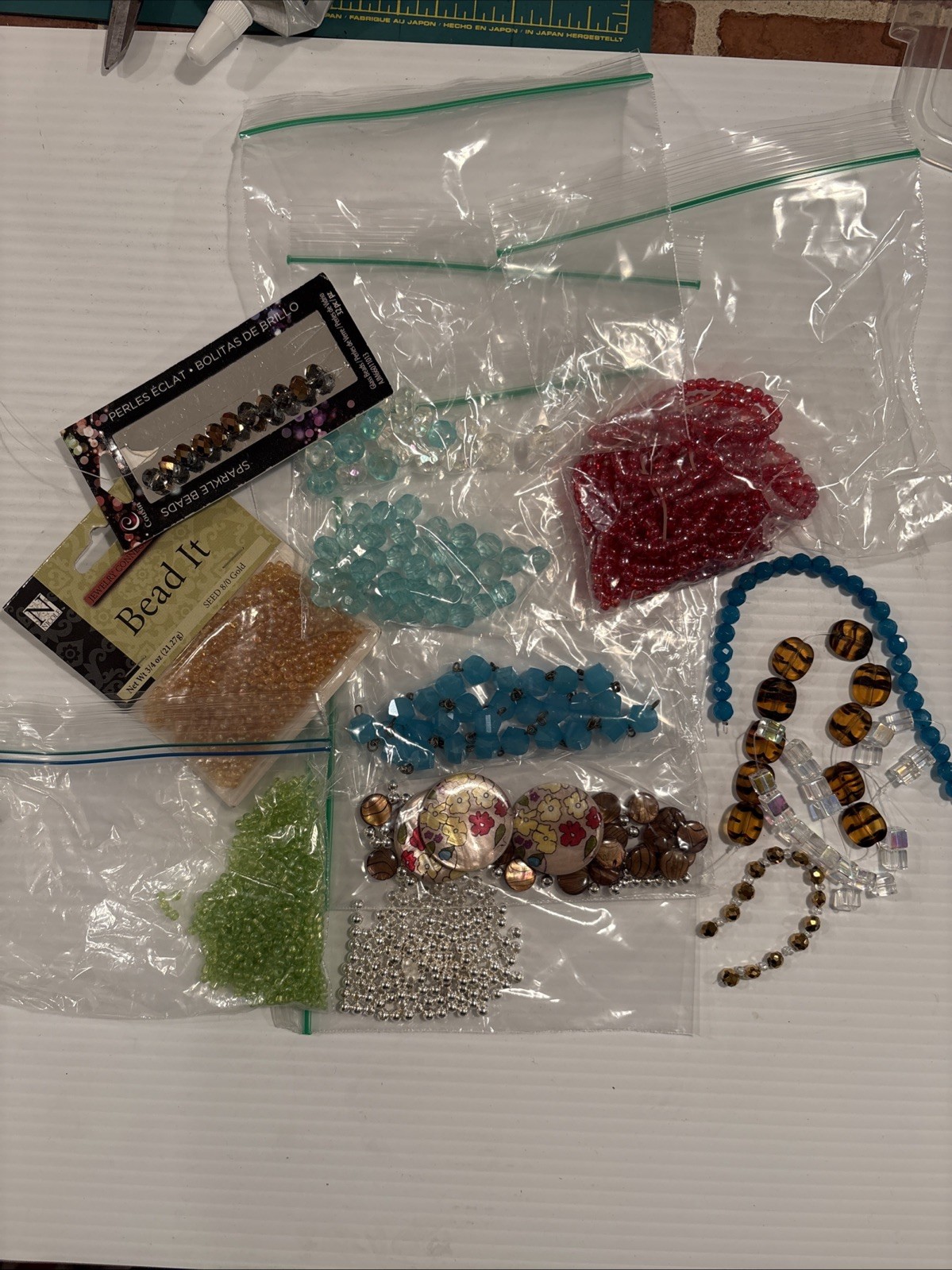 Random Bond Pattern Lot of random Beads Jewelry Making Crafts | eBay