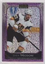 2021-22 O-Pee-Chee Platinum Violet Pixels 54/299 Shea Theodore #91 0lk3