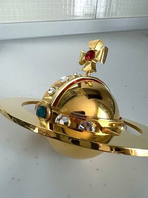 Vivienne Westwood Brass Giant Orb Display Art Object 12cm Diameter