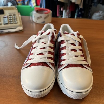 Unbranded Patriotic Sneakers. Size Eur Is 38. Super Cute. Wrong Size For Me.