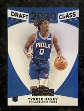 2020 Panini Contenders Tyrese Maxey Draft Class Rookie