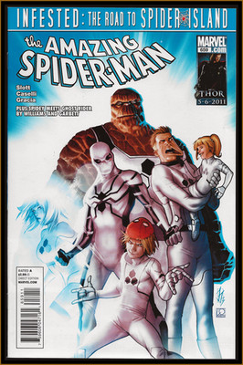 AMAZING SPIDER-MAN #659-A (2011) 1ST FUTURE FOUNDATION IN ASM SPIDER-ISLAND NM-