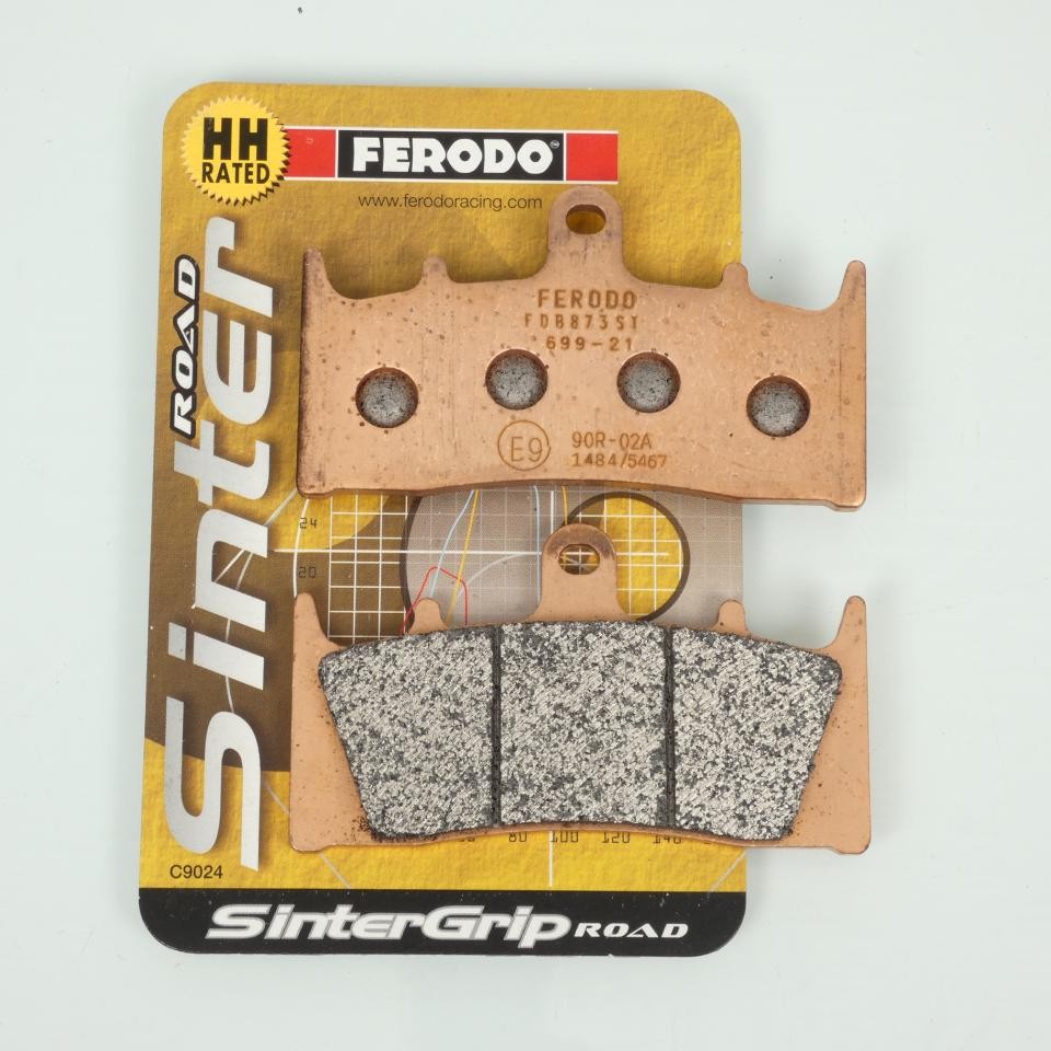 Plaquette frein Ferodo anti-fading et sifflement avant pour Suzuki GSX-R 750 1994-1999