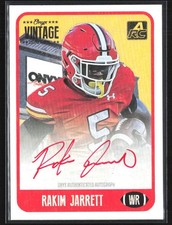 Rakim Jarrett 2021 Onyx Vintage Red Ink Auto /25 #CARJ