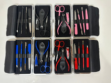 Manicure Pedicure Nail Clipper Set 7-in-1 Grooming Kit for Men Women Travel Case
