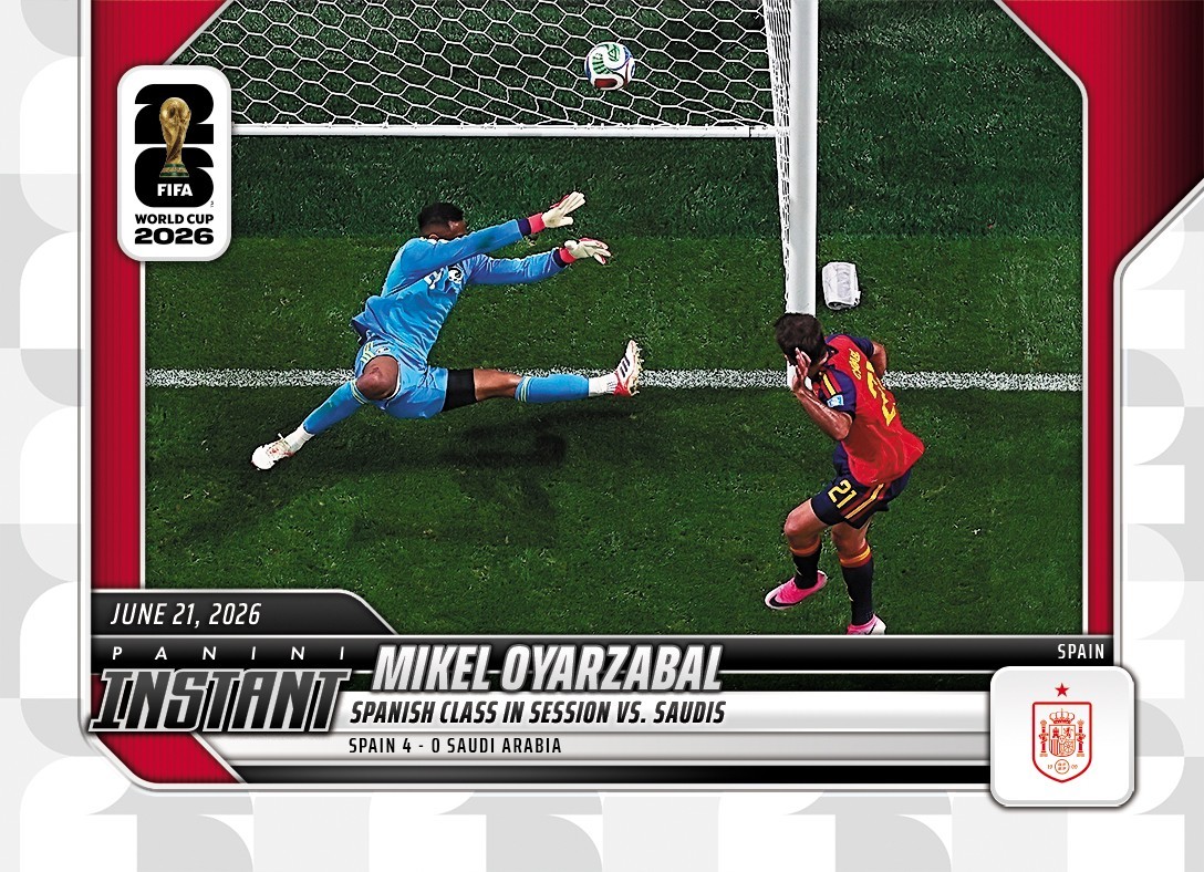 2026 Panini Instant FIFA World Cup Mikel Oyarzabal #80 ~ Spain ~ PR 213