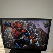 Marvel Framed Poster Spider-Man vs Venom Wall Art, Single Piece