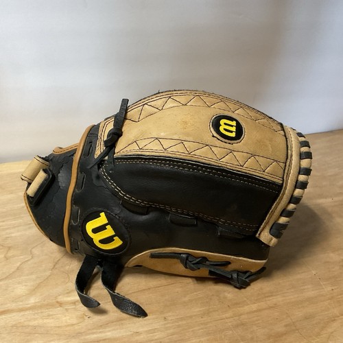 Wilson Fast Pitch Softball A2439 11" Monsta Web Brown/Black Right Hand Throw - Picture 7 of 11