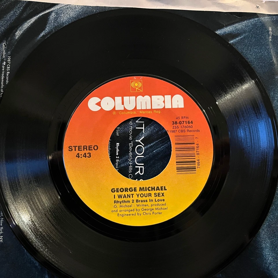GEORGE MICHAEL - I Want Your Sex (1987) - 7" Vinyl Record 45RPM - VG+ Foto 4 de 4