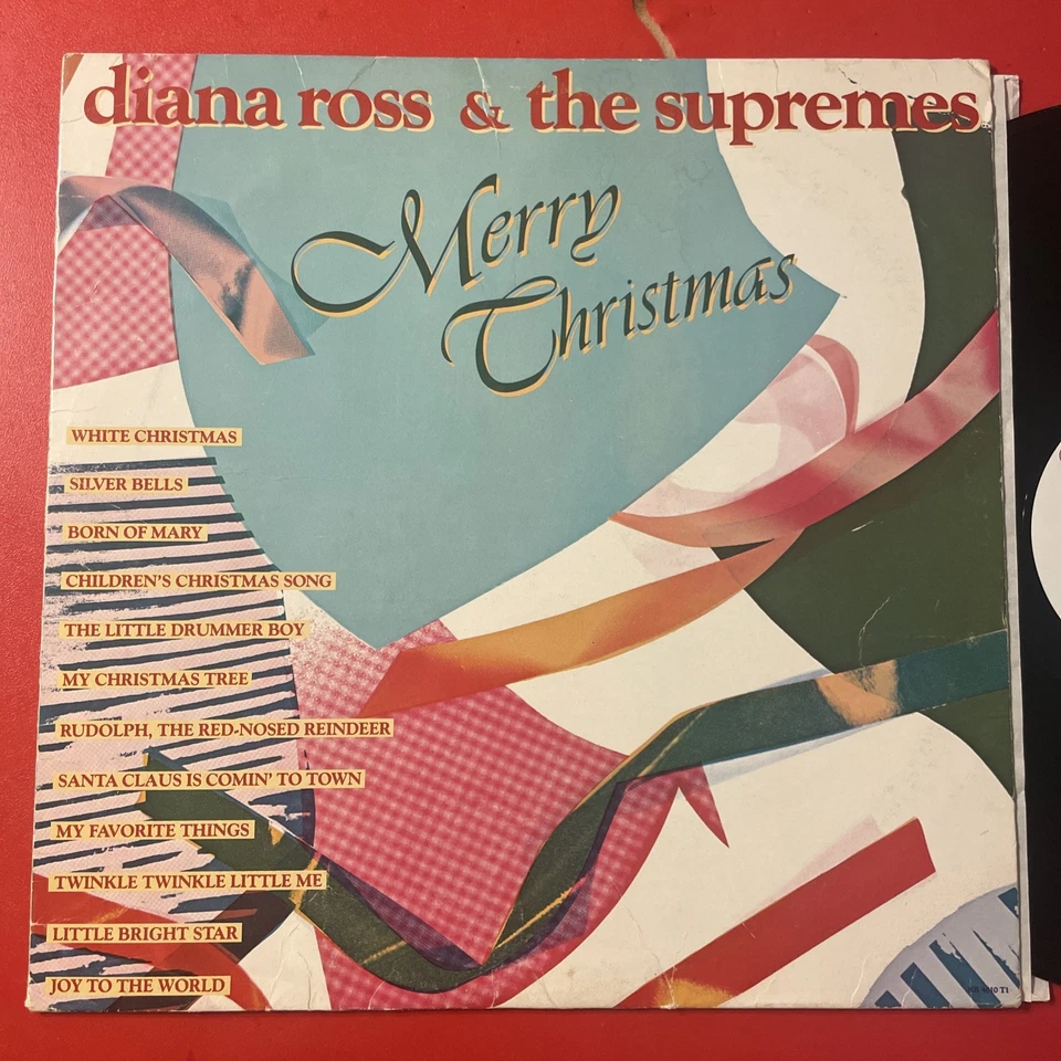 Diana Ross & The Supremes Merry Christmas LP Natural Resources Holiday VG+!!!! Foto 2 de 4
