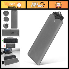 Slim Keyboard Sleeve Case - Vegan Leather Travel Bag, Protective Cover for Logit