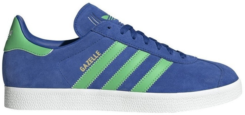 Size 12 Mens - Adidas Gazelle Royal Blue Energy Green
