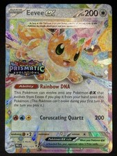 Eevee ex 075/131 Pokemon TCG Sv: Prismatic Evolutions Stamped Promo NM