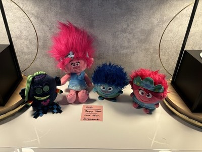 4 Trolls. Stofftiere. Set. Poppy. Original. 40/18 Cm. Set. Sehr Gepflegt.