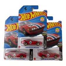 Lot Of 3 Hot Wheels Ferrari 365 Gtb4 1:64 Car - Red