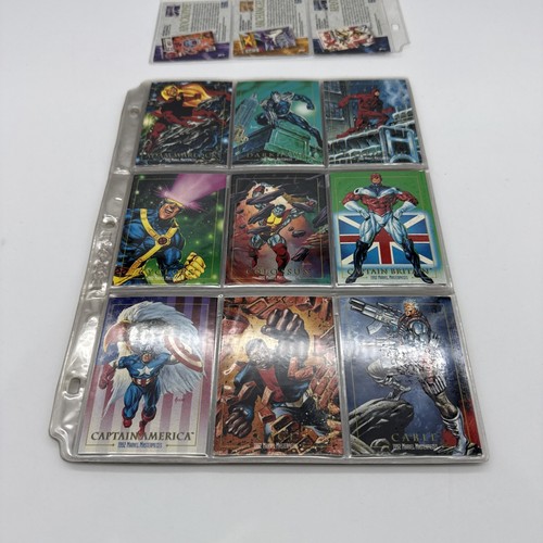 1992 Skybox Marvel Masterpieces Set 1-99 Missing 2 Cards #33 And #38 G/C - Picture 2 of 11
