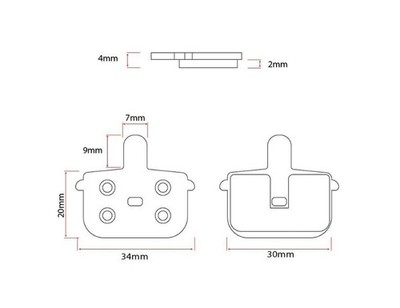 Bremsbeläge Set Keramik Segway Ninebot Max G3 Scheibenbremse Brake Pads