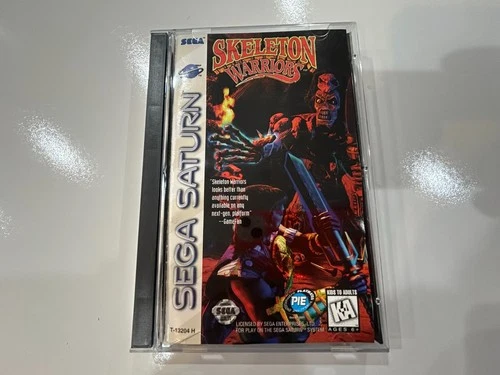 Skeleton Warriors (Sega Saturn, 1996) CIB Complete w Manual + Reg Card Nice!