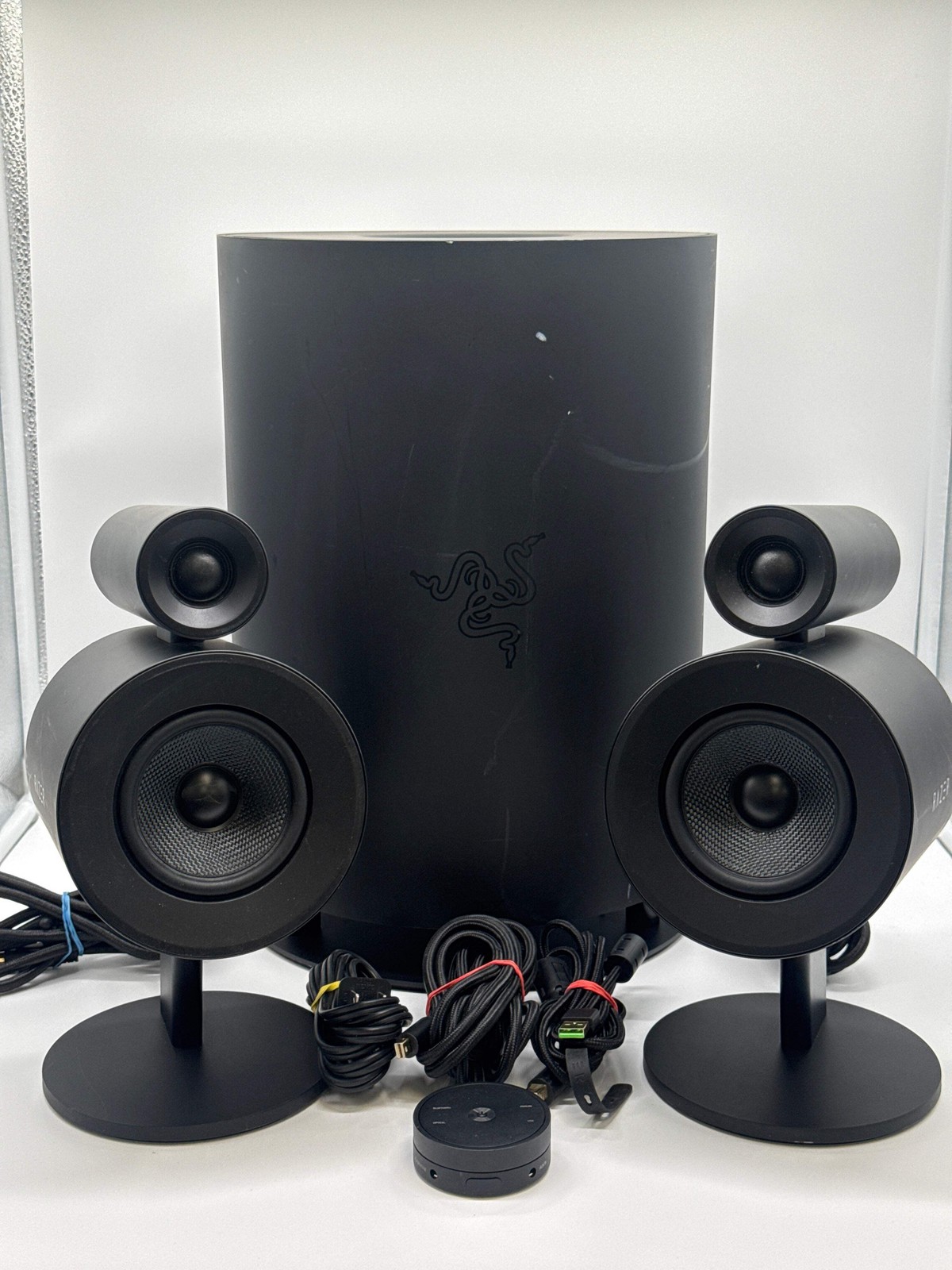 Razer Nommo Pro 2.1 Gaming Speaker System with Subwoofer Used