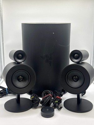 Razer Nommo Pro 2.1 Gaming Speaker System with Subwoofer Used