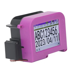 Imprimante à jet d'encre portable compacte LED Afficher plusieurs fonctions pour l'étiquette de date Mu