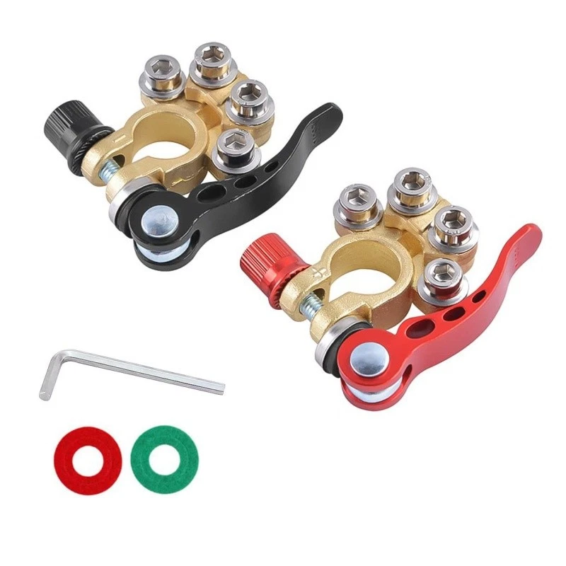 Conectores de terminales de batería de automóvil Terminal de batería de desconexión rápida de 4 vías Foto 2 de 4