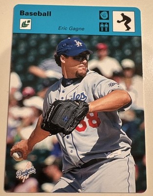 Eric Gagne 2005 Leaf #13 Sportscasters Teal /40 Los Angeles Dodgers 