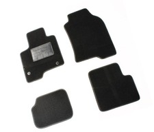 SERIE 4 TAPPETI - TAPPETINI IN MOQUETTE NERI PER FIAT PANDA III