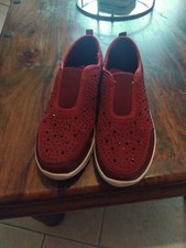Red Glitter Pumps Size4.5