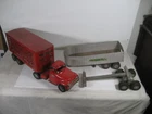 VINTAGE TONKA LIVESTOCK, CARGO KING & LOGGING TRAILER & CAB "LOOK"