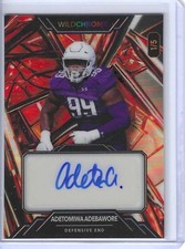 2023 Wild Card Wild Chrome Adetomiwa Adebawore Rookie Auto /5 #WCG-A. rookie card picture