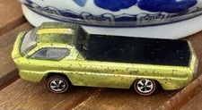 1968 Hot Wheels Redline Custom Fleetside Lime Green US Sweet 16 Original #6213
