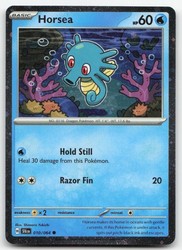 Horsea 010/064 Cosmos Holo Promo Shrouded Fable