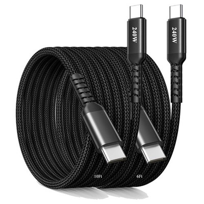 240W USB-C Fast Charger Adapter for iPhone 17, 16, 15 Pro Max Plus 10Ft