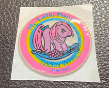 Vintage 1985 Puffy Sticker My Little Pony MLP Tiddley Winks Pony 1.5" VTG 80s