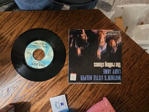 Rolling Stones Mother's Little Helper/Lady Jane 45rpm Vinyl 1966 1st Press VG+/G