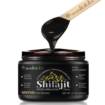   Shilajit Original Himalaya Bio   60g Reines Shilajit Harz, Geprüft 