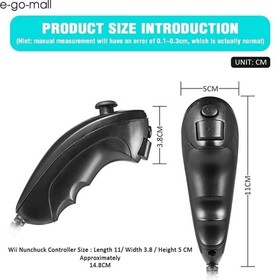 Built-in Motion Plus Wii Remote & Nunchuck Controller for Wii andWii U Console