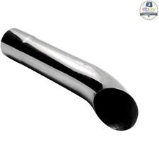 Chrome Exhaust Tip 1.75 Diameter Turn Down Style 8 Length Fits 1.5 Pipes Chrome Exhaust Tip 1.75 Diameter Turn Down Style 8 Length Fits 1.5 Pipes