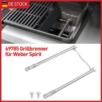 MARKENLOS Brenner für Weber I & II Spirit E-210, E-220, Edelstahl Grill 69785 Gasherdgrill