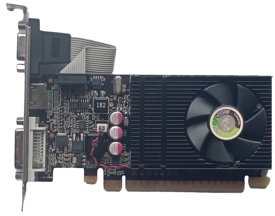 SCHEDA GRAFICA/VIDEO POINT OF VIEW NVIDIA GT520 – 2 GB DDR3, HDMI, DVI-D, VGA - Immagine 2 di 4