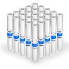 String Wound Sediment Water Filter Cartridge 50 Micron 20 x 2.5" 25 Pack