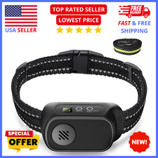 BSOMM Dog Bark Collar   Rechargeable Adjustable Shock for 5-150lb Dogs