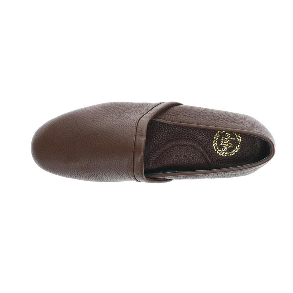L.B. Evans Aristocrat Opera Slip On  Mens Brown Casual Slippers 3025LB - Image 4 of 4